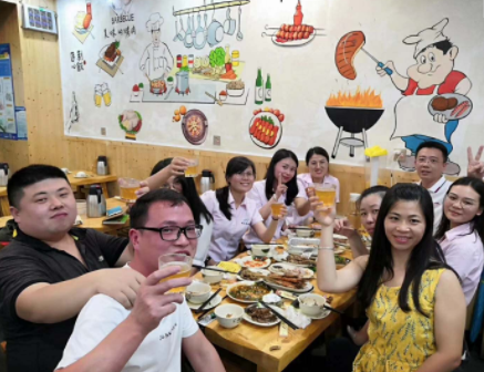 驗光定配培訓學員與老師歡聚一堂