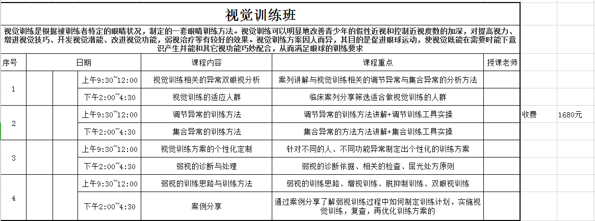 眼視光技術(shù)高級(jí)研修班可分模塊報(bào)名學(xué)習(xí)了?。。? width=